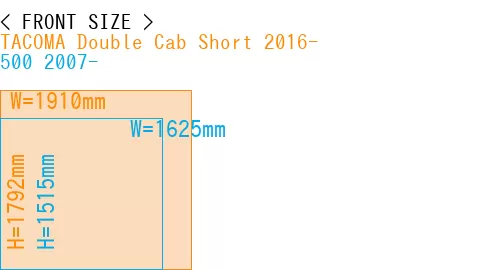 #TACOMA Double Cab Short 2016- + 500 2007-
